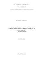 prikaz prve stranice dokumenta SINTEZA MEHANIZMA ZATVARAČA POKLOPACA