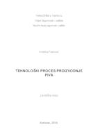 prikaz prve stranice dokumenta Tehnološki proces proizvodnje piva