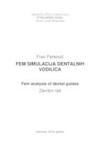 prikaz prve stranice dokumenta FEM simulacija dentalnih vodilica