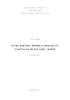 prikaz prve stranice dokumenta Hoteli baština u Republici Hrvatskoj s osvrtom na Palace hotel Zagreb