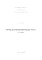 prikaz prve stranice dokumenta Vibracijski transport rasutih tereta